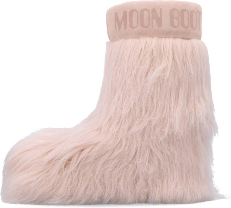 moon boot Faux-Fur Mid Laarzen Roze Pink Dames