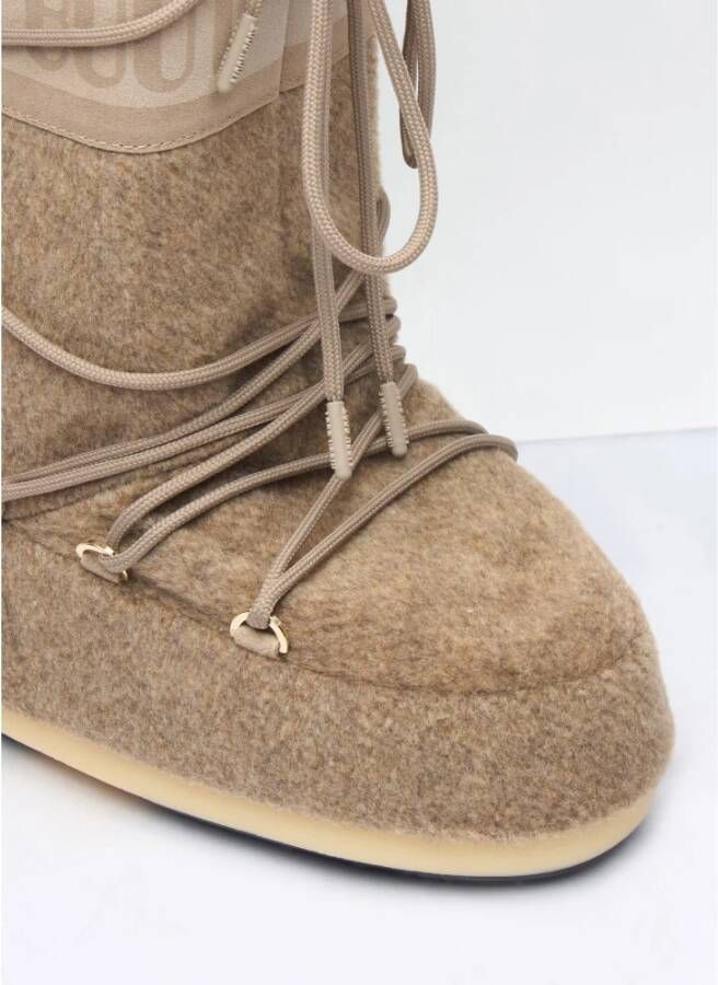 moon boot Gevochten Weefsel Icon Laarzen Beige Heren