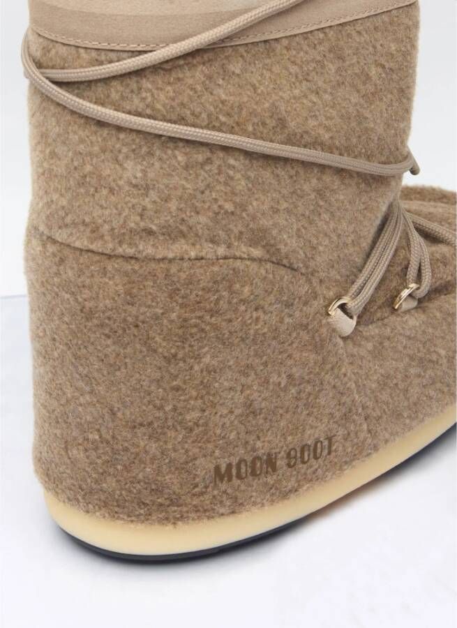 moon boot Gevochten Weefsel Icon Laarzen Beige Heren