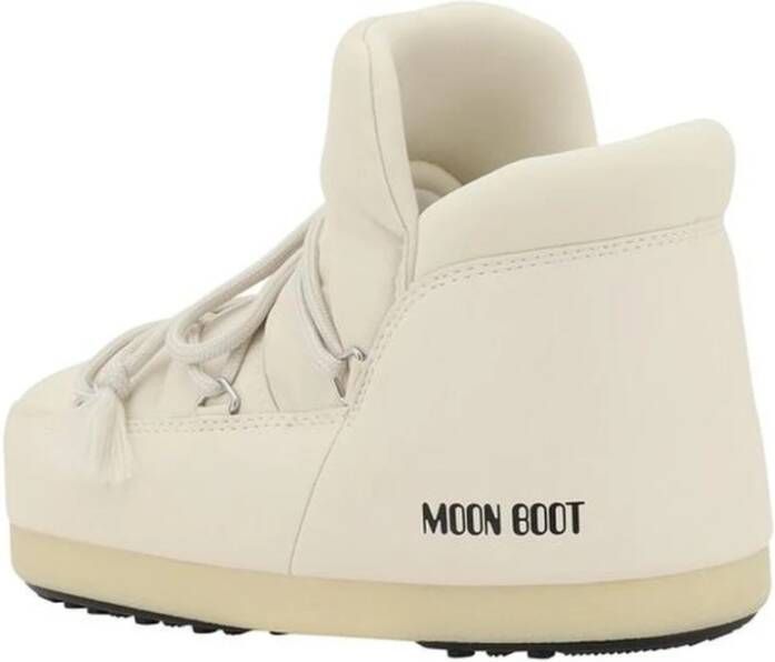 moon boot Gewatteerde Plateau Enkellaarzen Beige Dames