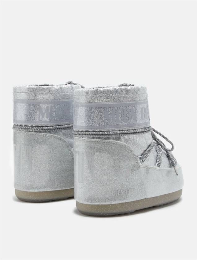 moon boot Glitter Geïsoleerde Waterdichte Laars Gray Dames