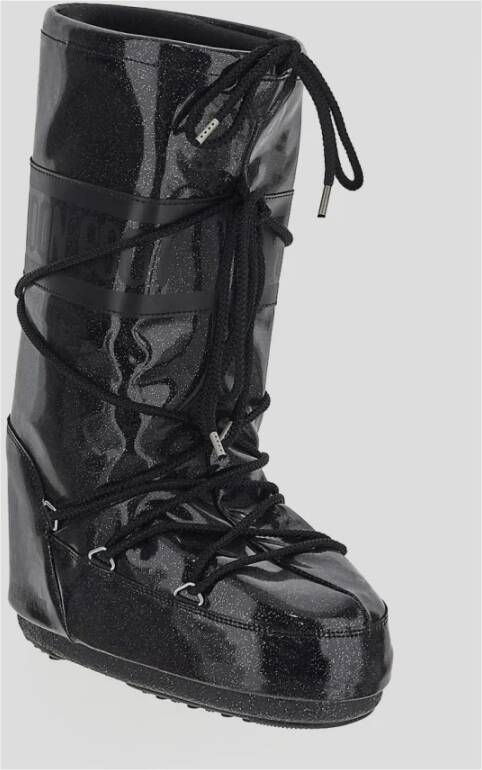 moon boot Glitter Icon Schoen van synthetische stof Black Heren