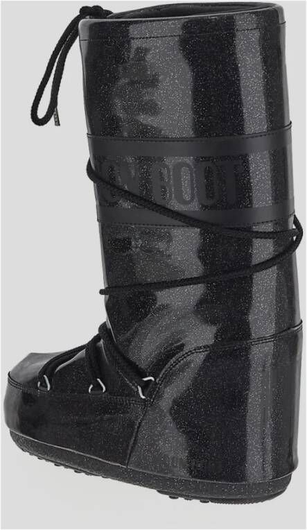 moon boot Glitter Icon Schoen van synthetische stof Black Heren