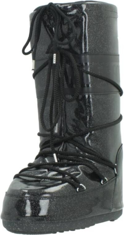 moon boot Glitter Icon Winterlaarzen Black Dames