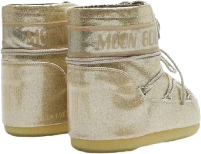 moon boot Glitter Low Icon Laarzen Yellow Dames