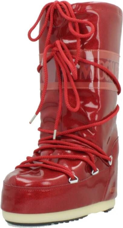 moon boot Glitter Winterlaarzen voor Junioren Red Dames