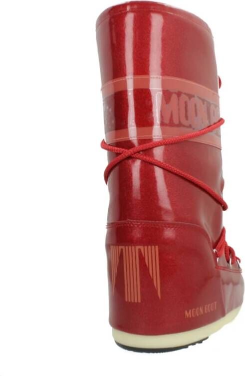 moon boot Glitter Winterlaarzen voor Junioren Red Dames