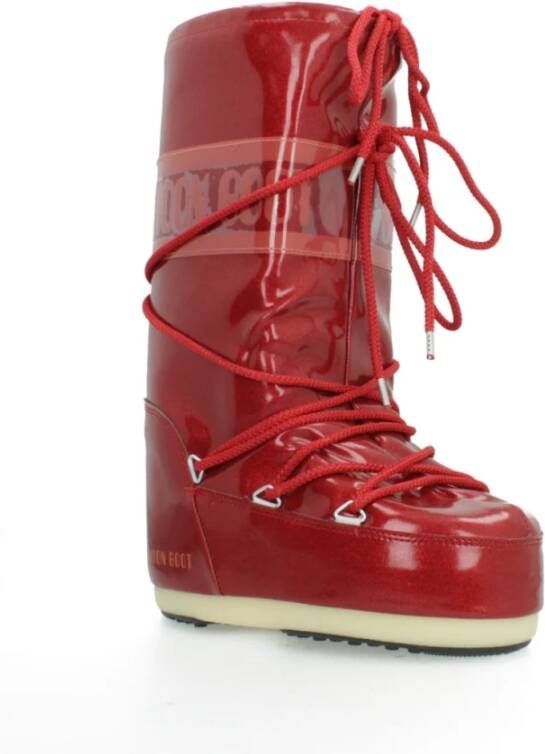 moon boot Glitter Winterlaarzen voor Junioren Red Dames