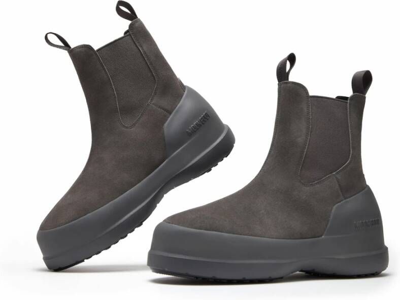 moon boot Grijze Enkellaarzen Aw24 Stijl Gray Heren