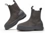 Moon boot Grijze Suède Platte Schoenen met Oversized Rubberen Zool Gray - Thumbnail 17