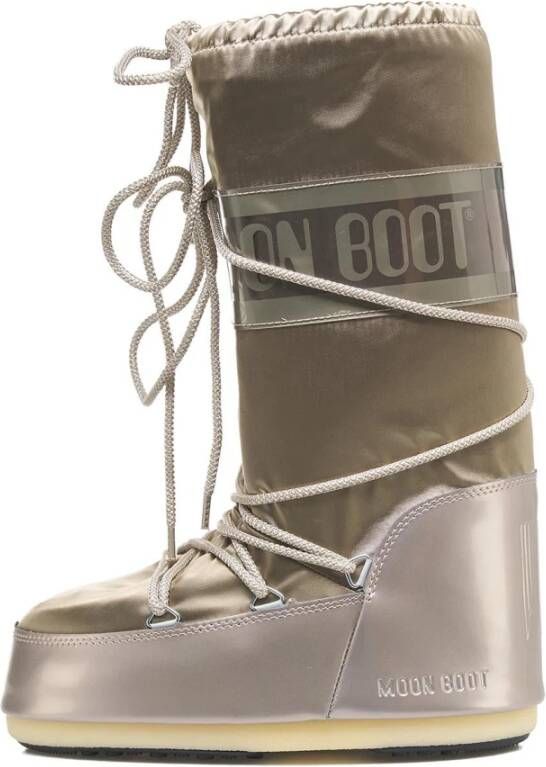 moon boot Grijze Enkellaarzen voor Vrouwen Gray Dames