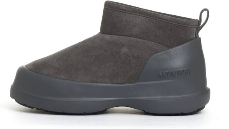 moon boot Grijze enkellaarzen voor vrouwen Gray Dames