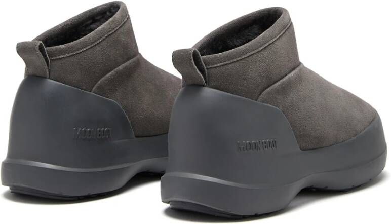 moon boot Grijze Enkellaarzen voor Winterstijl Gray Heren