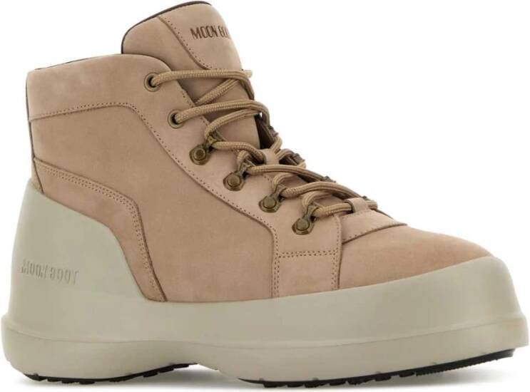 moon boot Grijze Luna Trek Sneakers Beige Dames