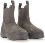 Moon boot Grijze Suède Platte Schoenen met Oversized Rubberen Zool Gray Dames - Thumbnail 6