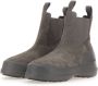 Moon boot Grijze Suède Platte Schoenen met Oversized Rubberen Zool Gray Dames - Thumbnail 8