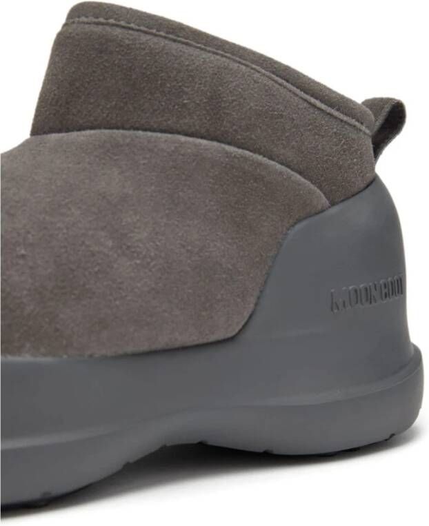 moon boot Grijze Suède Instaplaarzen Gray Dames