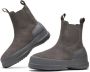 Moon boot Grijze Suède Platte Schoenen met Oversized Rubberen Zool Gray Dames - Thumbnail 14