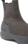 Moon boot Grijze Suède Platte Schoenen met Oversized Rubberen Zool Gray - Thumbnail 13