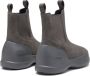 Moon boot Grijze Suède Platte Schoenen met Oversized Rubberen Zool Gray Dames - Thumbnail 16