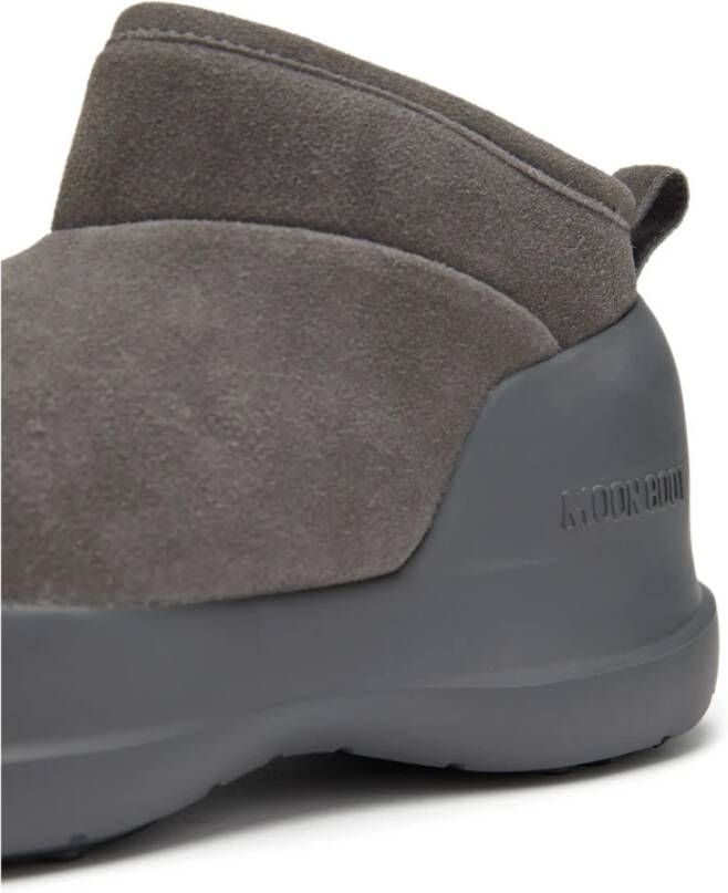 moon boot Grijze Suède Lage Laars Unisex Design Gray Heren