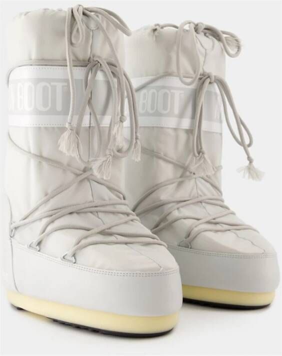 moon boot Grijze Synthetische Icon Laarzen Gray Dames