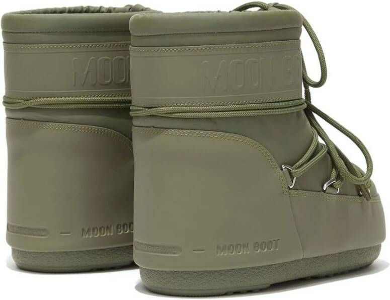 moon boot Groene Icon Low Rubberlaarzen Green Heren