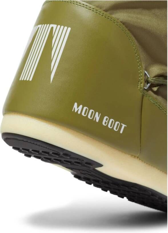 moon boot Groene Nylonlaarzen Uniseks Ontwerp Green Heren