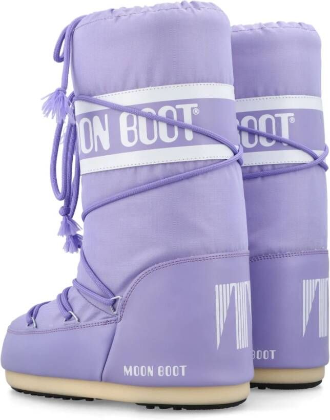 moon boot Icon High Nylon Laarzen Lila Purple Dames