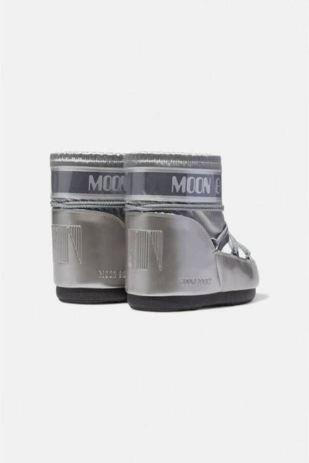 moon boot Icon Low Glace Slip-On Laarzen Gray Dames