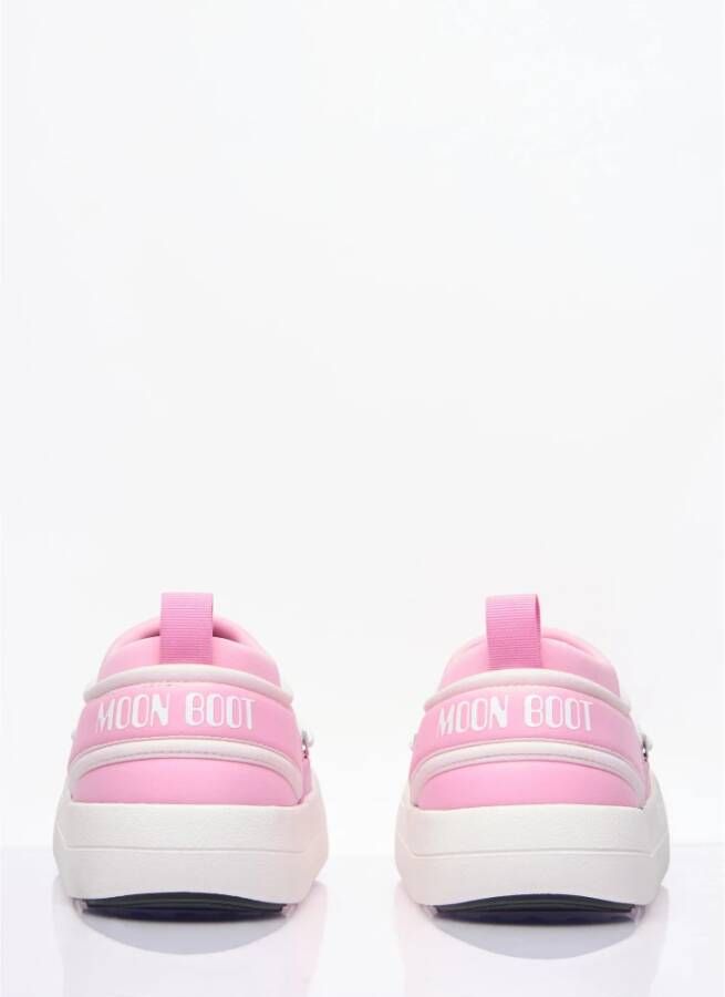 moon boot Icon Slip-On Schoenen met Flatform Zool Pink Dames