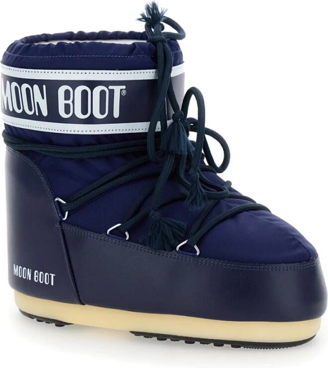 moon boot Iconische Lage Nylon Winterlaarzen Blue Dames