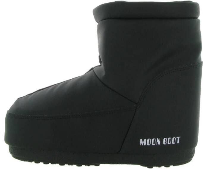 moon boot Iconische Lage Rubberen Winterlaarzen Black Dames