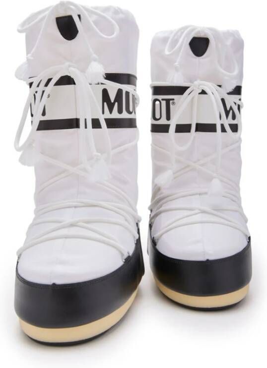 moon boot Iconische Nylon Winterlaarzen White Dames