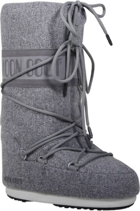 moon boot Iconische Viltlaars in Grijs Gray Dames