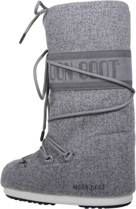 moon boot Iconische Viltlaars in Grijs Gray Dames