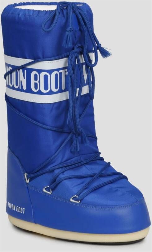 moon boot Iconische waterafstotende nylonlaarzen Blue Heren