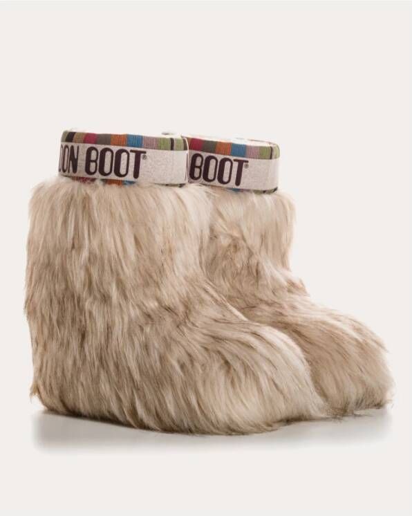 moon boot Iconische Yeti Winterlaarzen Beige Dames