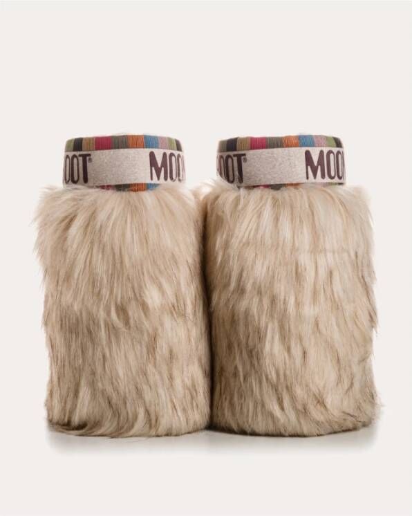 moon boot Iconische Yeti Winterlaarzen Beige Dames