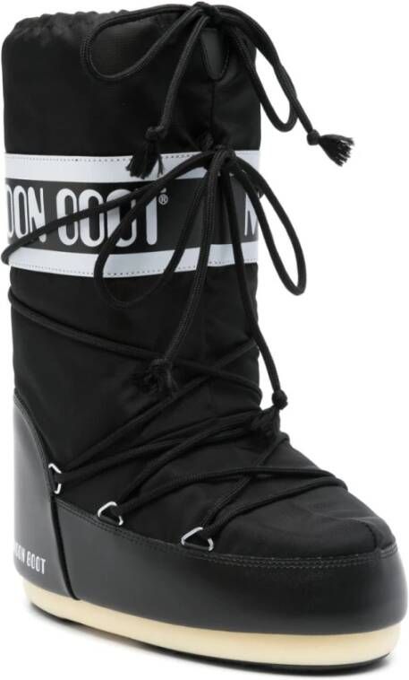 moon boot Iconische Zwarte Winterlaarzen Black Dames