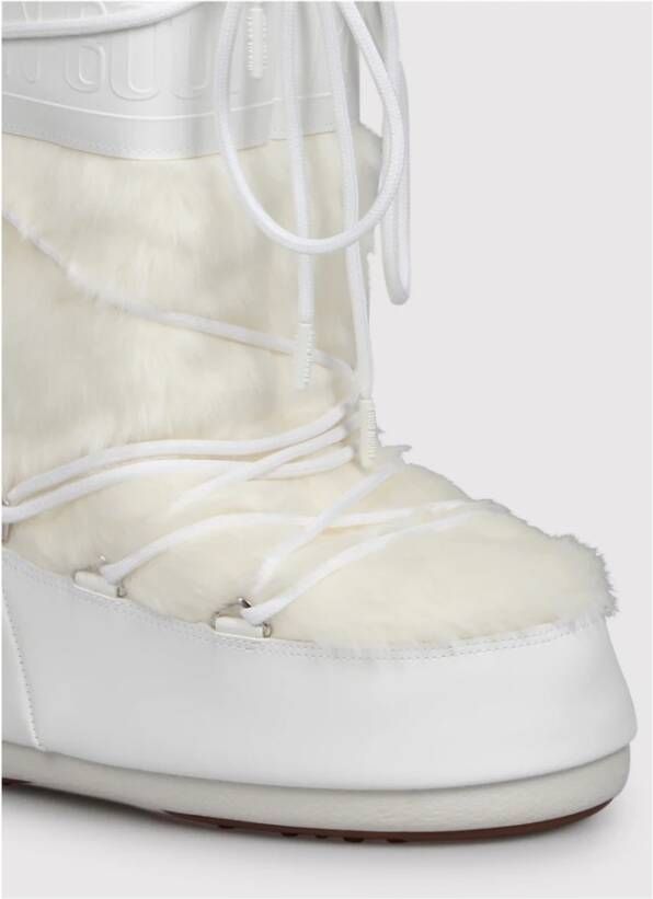 moon boot Imitatiebont Sneeuwlaarzen Beige Dames