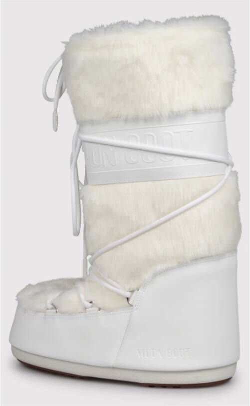 moon boot Imitatiebont Sneeuwlaarzen Beige Dames