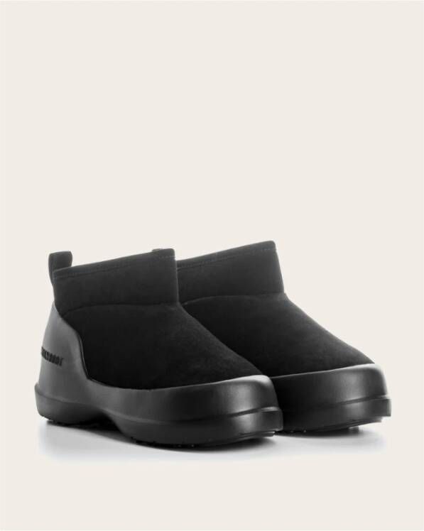 moon boot Imitatiebont Waterdichte Winterlaarzen Black Heren