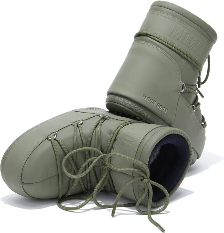 moon boot Khaki Enkellaarzen Aw24 Stijlvol Comfort Green Heren