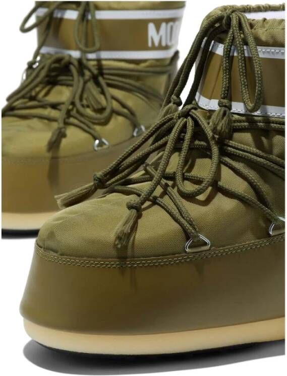 moon boot Khaki Groene Waterafstotende Enkellaarzen Green Heren