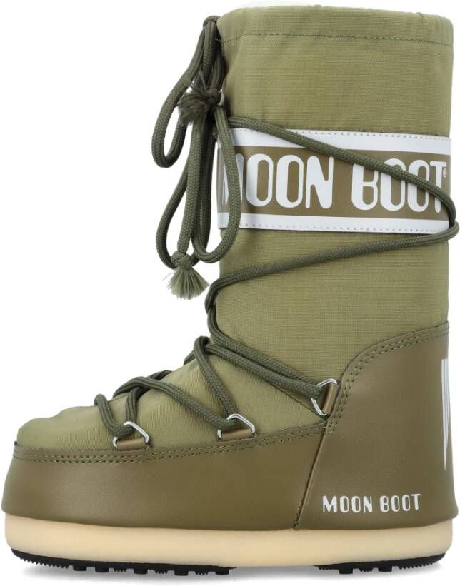 moon boot Khaki Icon High Nylon Laarzen Green Dames