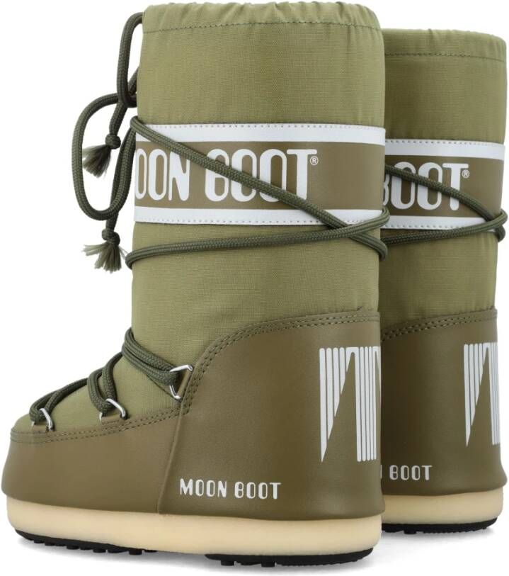 moon boot Khaki Icon High Nylon Laarzen Green Dames