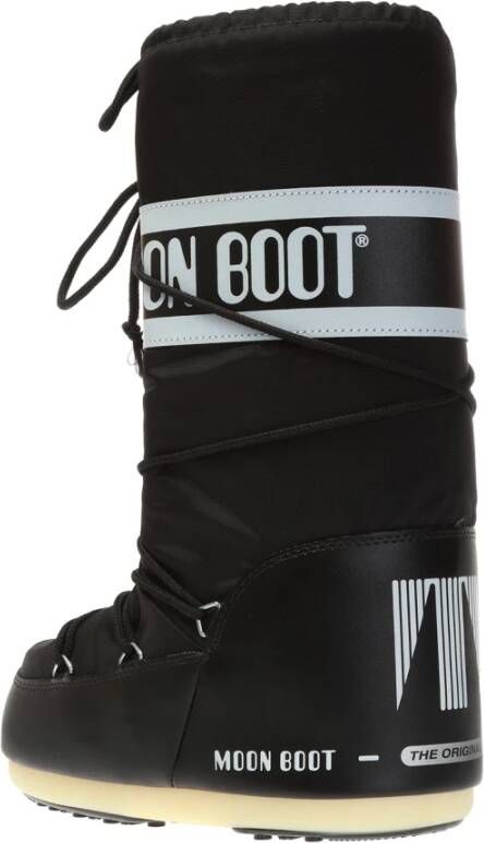 moon boot Klassieke nylon sneeuwlaarzen Zwart Dames