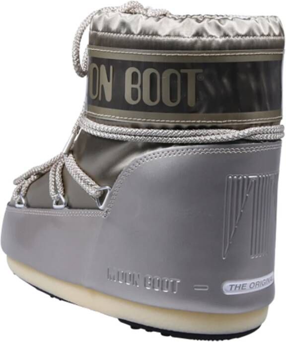 moon boot Laag Glans Platinum Icon Laars Gray Dames