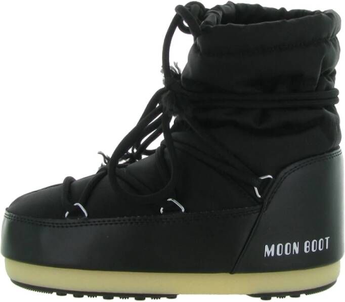 moon boot Laag Nylon Icon Laag Glitter Schoenen Black Heren